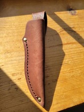 Sheaths Genuine Natural Brown Leather For Up To 6