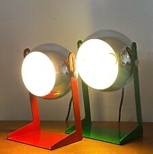 Eyeball lamp Desk lamp  Red & Green 1970  Atomic Desk lamp Space Age Mid Century picture