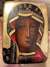 Oil Painting Religious Icon Mary Madonna Art Regina Poloniae Zdzisław Sosnowska picture