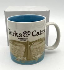 Starbucks Turks And Caicos Ceramic Starbucks Coffee Mug New With Box 16 oz picture