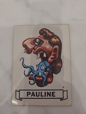 1968  OPC FASSON  MAKE YOUR OWN NAME STICKER #6 PAULINE picture