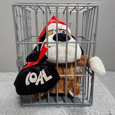 Vintage Dan Dee Singing Dog Nuttin For Christmas Dog in Jail 80's 90's picture