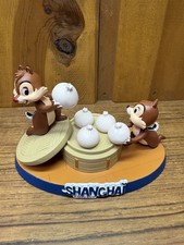 Disney Bobblehead Figurine Chip Dale Dim Sum Dumplings 3.5” x 5.5” SDR Shanghai picture