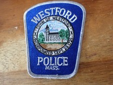 vintage WESTFORD MASSACHUSETTS collectible OBSOLETE shoulder  PATCH  BX V #22 picture