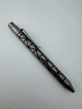 Nottingham Titanium Clicker Tactical Ball Point Pen Black EDCAddiction picture