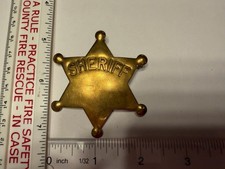 Handcrafted Sheriffs Badge By Arizona Territorial Mint picture