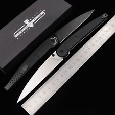 BF3 N690 Blade Aluminum Handle Camping Tactical Portable Folding Pocket Knife picture