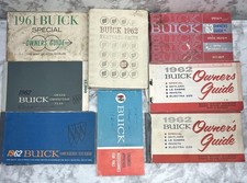 Buick Owners Manual Lot 1961 1962 1963 8 Original GM Dealer Books picture