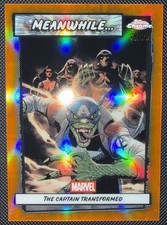2026 Topps Chrome Marvel Meanwhile Captain America MW-09 Orange /25 picture