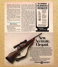Colt Sauer Sporting Rifle Hunting Win Mag - Magazine Print Ads Poster 1973 picture