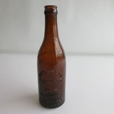 Antique Glass Bottle Ropkins & Co. Hartford Connecticut CT Amber Beer? picture