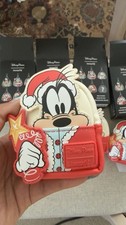 New 2026- Holiday Loungefly Disney Mystery Box Bag Charm Keychain - Goofy picture