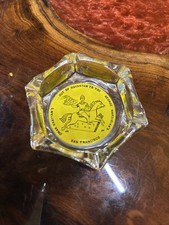 Old Glass Ad Ashtray: Omar Khayyam's George Mardikian San Francisco California picture