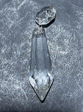 2” CZECH VTG Crystal Plug Drop NEW OLD STOCK picture