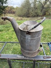 Vintage Galvanized Radiator Watering Fill Can Goose Neck   picture