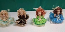 Vintage Miniature Bisque Dolls Set Of 4 picture