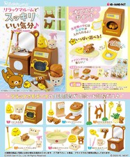 Re-Ment Rilakkuma Room Wash Room Feeling Refreshed and Good Mini Figure Toys Set picture