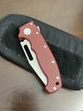 Demko Knives AD20 Clip Point - Red G10 / Slotted / 3V picture