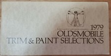 ORIGINAL 1979 Oldsmobile Omega Trim & Paint Chip Selections Folder 1B101 picture