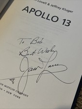 Jim Lovell *SIGNED* Apollo 13 Book - Gemini & Apollo 8 & 13 - NASA Astronaut picture