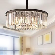 Contemporary Ceiling Light Fixture with Crystals - Dining Room/Living Room picture