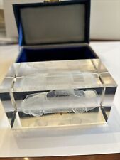 Extremely Rare Vintage Solid Glass Crystal Porsche 911 turbo picture
