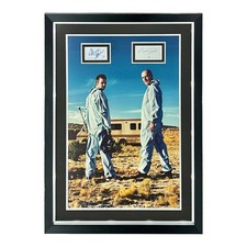 Breaking Bad Full-Size TV Poster Deluxe Framed with Bryan Cranston and Aaron Pau picture
