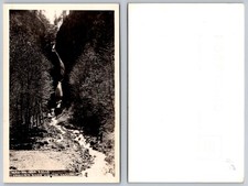 Wahkeena Falls Columbia River Highway Oregon RPPC Vintage Waterfall Postcard picture
