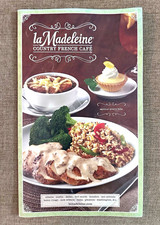 Vintage la Madeleine Country French Café Menu Tri-Fold Food & Drink 2011-2012  picture