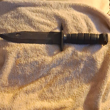 Ontario Knife Co. M9 Combat/Survival Knife, Carbon Steel, Black, Sheath, 1980 picture