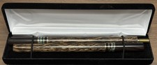 FIGURED BLACK PALM WOOD/BLACKWOOD TIPS-2 PC MAGICIANS STAGE SIZE WAND picture