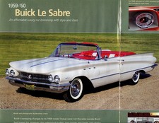 1959-1960 BUICK LeSABRE 6 PG BUYERS GUIDE  picture