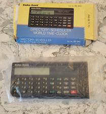 New Radio Shack World Time Clock LCD Directory Scheduler 65-942 Vintage RARE picture