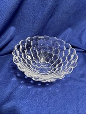 Orrefors Raspberry Crystal Bowl By Anne Nilsson 7.5 Inches picture