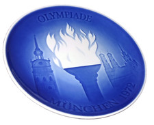 Denmark Royal Copenhagen Olympiade Munchen 1972 Collector Plate First Issue picture
