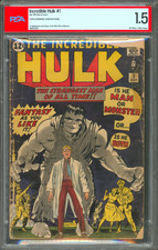 Incredible Hulk #1 PSA 1.5 Marvel Comics 1962 1st Appearance of Bruce Banner picture