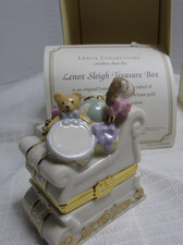 Lenox Treasures - Sleigh of Surprises  Porcelain Treasure Box picture