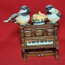 Vintage Westland Evening Serenade Birds On Piano Music Box Plays Fur Elise 1999 picture