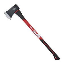 Hyper Tough 3.5 lb Single Bit Axe with Red & Black Double Injection Fiberglass picture