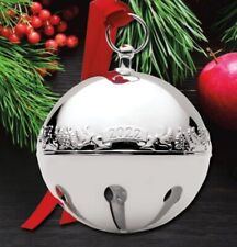 2022 Wallace Sleigh Bell 52nd Edition Silverplate Ornament New picture