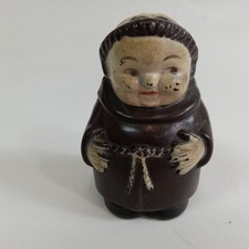 Vintage Goebel West Germany Friar Tuck Monk Salt Shaker Plastic picture