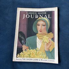 Vintage Ladies' Home Journal Magazine - May 1930 - Art Deco Cover picture