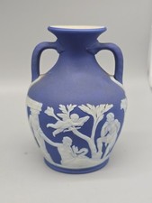 Wedgwood The Portland Vase 1929 Jasperware Blue White  picture