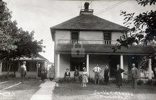 Guests at Jenk’s Cottages nr Wauconda IL Illinois RPPC Photo Postcard COPY picture