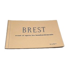 WW2 Booklet of 10 Postcards Brest France  picture