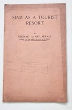 Siam As A Tourist Resort (Thailand) 1928 Travel Booklet Article Asiatic Review picture