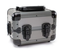 Versa Games 600pc Deluxe Poker Chip Case Carrier 8.25 x 10 x 7.5 inches, Gray picture