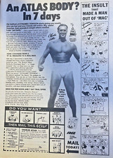 1981 Vintage Magazine Advertisement Charles Atlas Bodybuilding Course picture