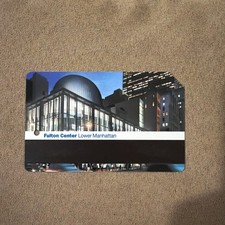 NY MTA Subway & Bus MetroCard: Fulton Center Hub Expired Souvenir  picture