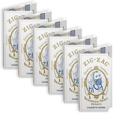 ZIG-ZAG Rolling Papers - Original White 70 mm Paper   Can't ship California picture